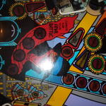 Half of the mylar removed