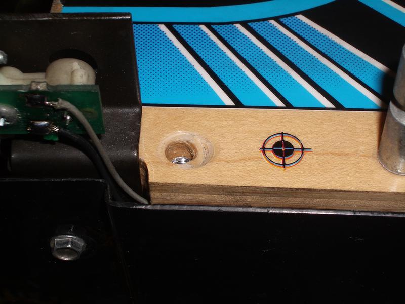 Dent in mini-playfield