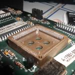 Cleaning the square PLCC socket