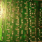 Solder side "cleaned"