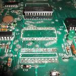 Both rows of pins removed