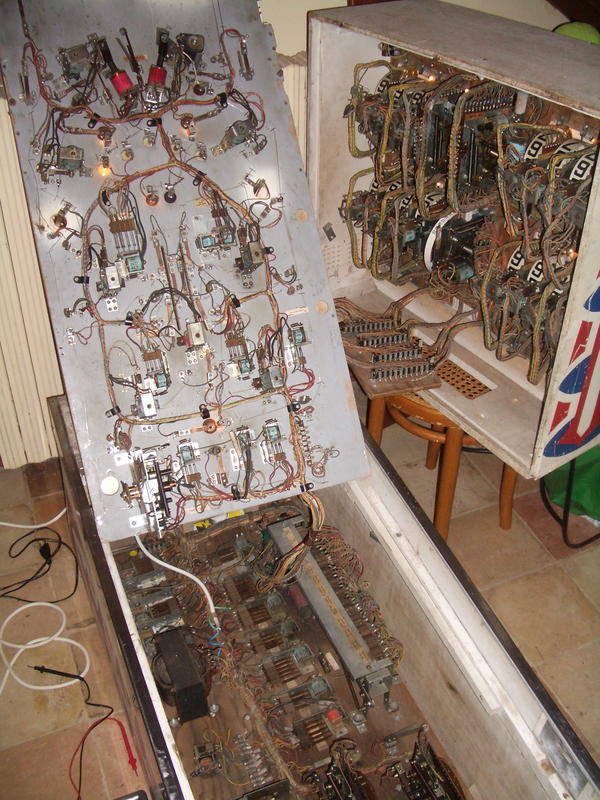 Machine split apart